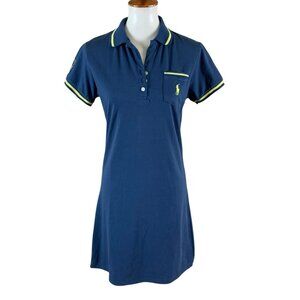 Polo Jeans Co Ralph Lauren Polo Dress Navy Preppy Y2K Tennis Core XXL Vintage